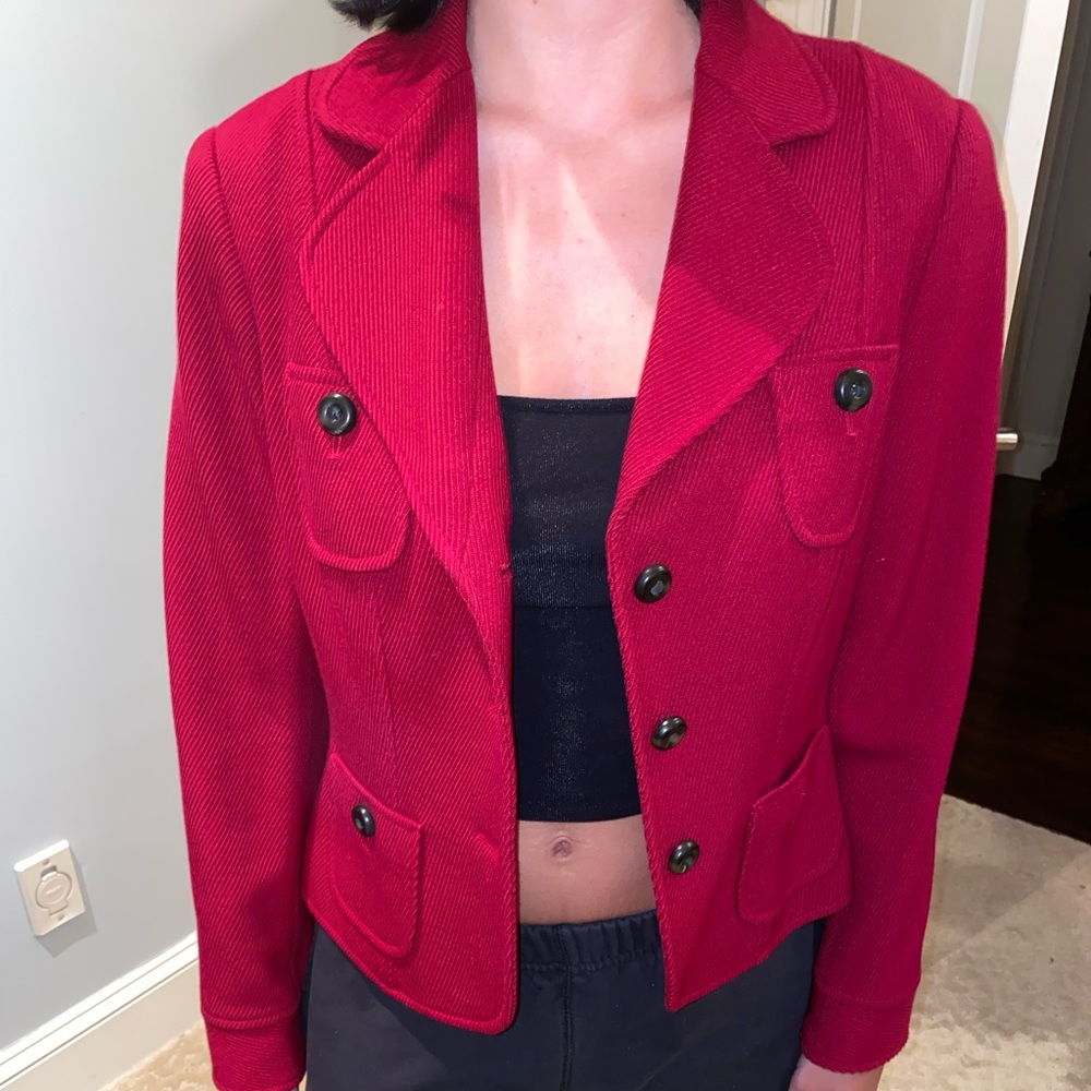Red women’s skirt set